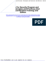 Test Bank For Security Program and Policies Principles and Practices 2nd Edition Certification Training 2nd Edition