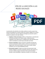 Prevención de La Adicción A Las Redes Sociales