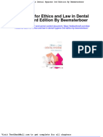 Test Bank For Ethics and Law in Dental Hygiene 3rd Edition by Beemsterboer