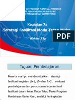 7a. Strategi Fasilitasi Moda TM