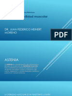 Astenia, Debilidad Muscular