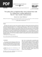 Two-Phase Flow in High-Heat-Flux Micro-Channel Hea