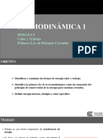 Semna 5 Calor, Trabajo y Primera Ley en Sistemas Cerrados