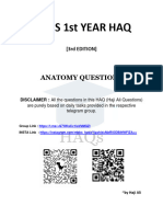 ANATOMY Repeated Questions 3rd Edition