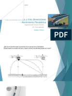 Movimiento en Dos y Tres Dimensiones Movimiento Parabolico