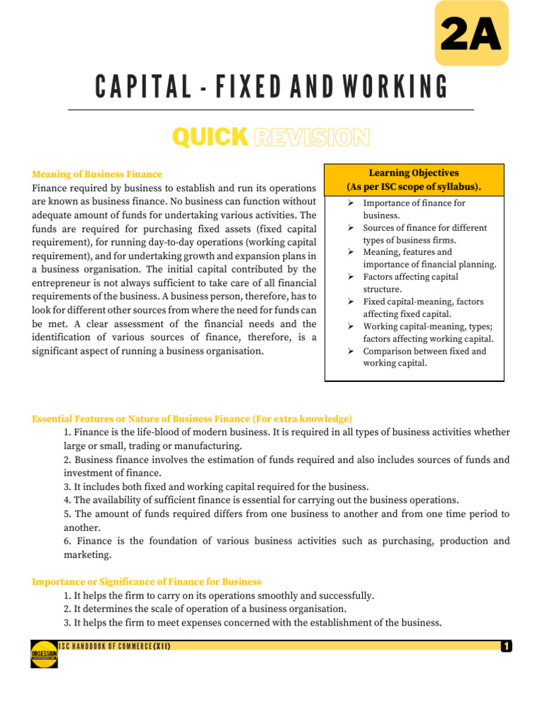 Understanding Business Finance Essentials | PDF | Financial Capital ...