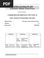 MST UNDERGROUND SERVICES (ELECTRICAL) Comments