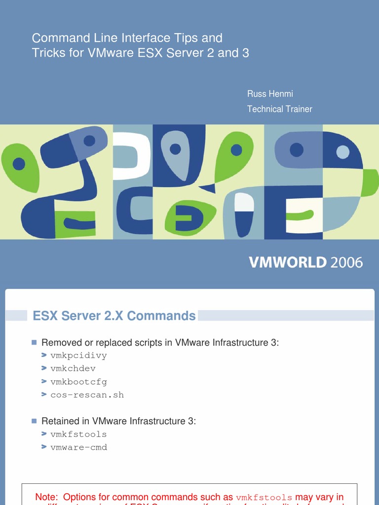 Command Line ESX | PDF | Command Line Interface | V Mware