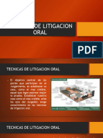 TECNICAS DE LITIGACION ORAL - Presentacion Final