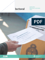 CGE - Instructivo Elecciones Nacionales 2023