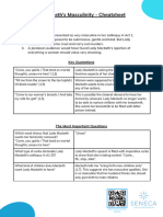 Macbeth - Lady Macbeth's Masculinity
