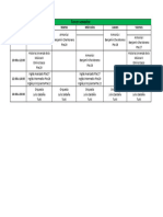 Horario Tercer Semestre