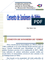 Cementos de Ionomero de Vidrio (Catedra Biomateriales Ujap 2023)