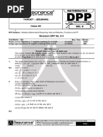 MATHS Revision DPP No 5 Solutions
