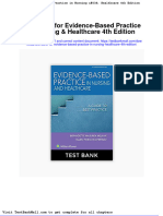 Test Bank For Evidence Based Practice in Nursing Healthcare 4th Edition