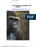 Test Bank For Evolutionary Analysis 5th Edition