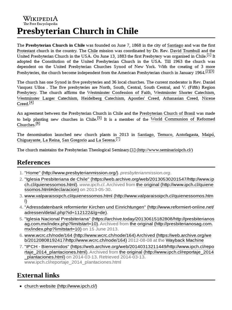 presbyterian-church-in-chile-pdf-abrahamic-religions-religious