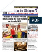 Periódico Noticias de Chiapas, Edición Virtual Jueves 30 de Noviembre de 2023