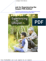 Test Bank For Experiencing The Lifespan Fifth Edition