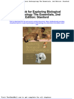 Test Bank For Exploring Biological Anthropology The Essentials 2nd Edition Stanford