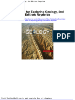 Test Bank For Exploring Geology 2nd Edition Reynolds