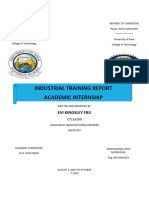 Kensley Internship Report