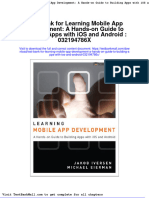 Test Bank For Learning Mobile App Development A Hands On Guide To Building Apps With Ios and Android 032194786x