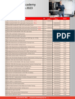 Public Training Schedule 2023-March 2023