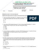 Soal US MATEMTIKA SMP AL BA'ATS