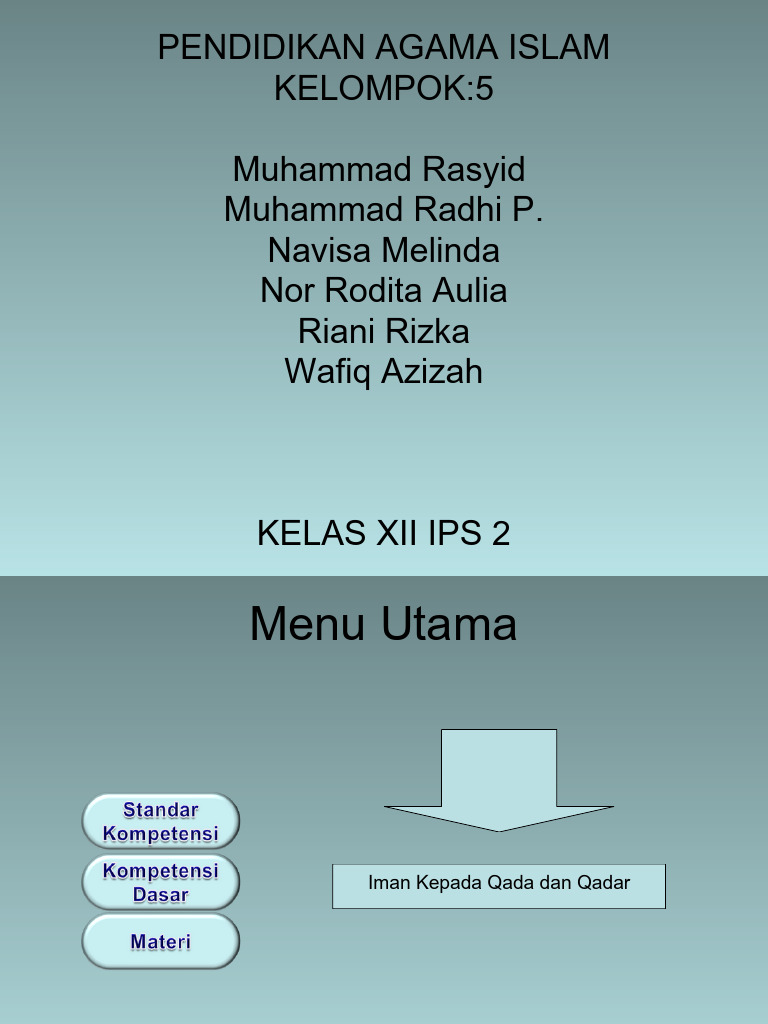 Iman kepada Qada dan Qadar dalam Islam | PDF | Agama & Spiritualitas
