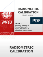 Group 7 Radiometric Calibration