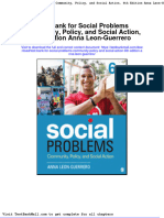 Test Bank For Social Problems Community Policy and Social Action 6th Edition Anna Leon Guerrero