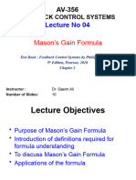 Lecture 04 AV-356 - Mason Gain Formula