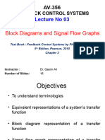 Lecture 03 AV-356 Block Diagrams & Signal Flow Graphs