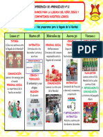 Horario Del 27 Al 1 de Diciembre