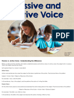 Active and Passive Voice