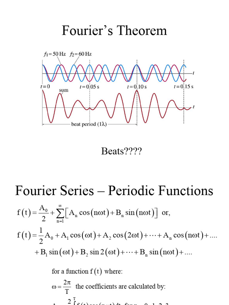USNA Acoustics Notes - Chapter 1a | PDF | Fourier Series | Applied ...