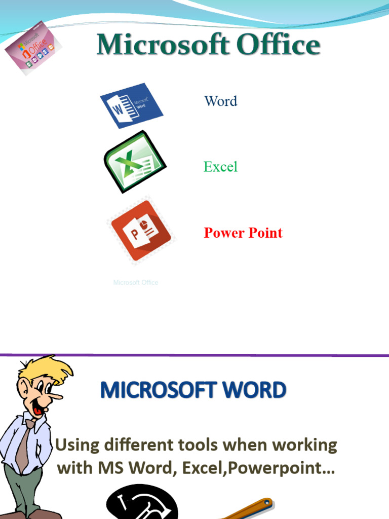 Microsoft Office WOrd Excel PP | PDF | Microsoft Word | Microsoft Excel