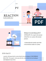 Enthalpy of A Reaction