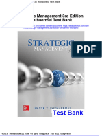 Strategic Management 3rd Edition Rothaermel Test Bank
