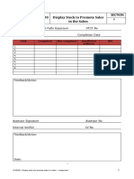 UV20490 Display Stock To Promote Sales in A Salon