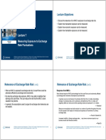 Lecture 7 - Measuring Exposure To Foreign Exchange Fluctuations