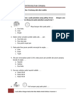 Soal Matematika SD Kelas 2 Tentang Alat Ukur Waktu