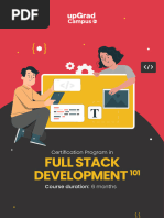 UpGrad Campus - Full Stack Development Brochure