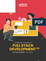 UpGrad Campus - Full Stack Development Brochure