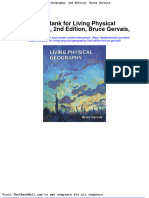 Test Bank For Living Physical Geography 2nd Edition Bruce Gervais