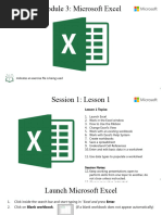 Microsoft Excel Student PPT Slides