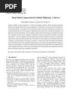 Deep Model Compression For Mobile Platforms A Survey