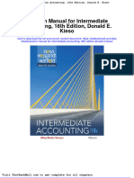 Solution Manual For Intermediate Accounting 16th Edition Donald e Kieso