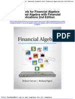 Test Bank For Financial Algebra Advanced Algebra With Financial Applications 2nd Edition